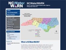 Tablet Screenshot of ncwaterwarn.org